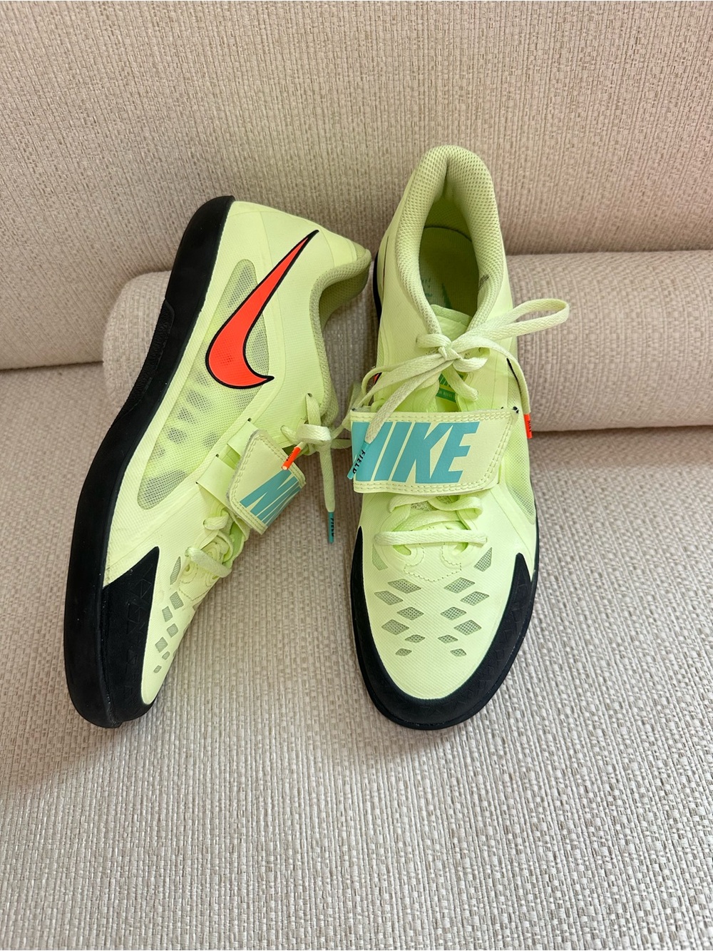 Nike Zoom Rival SD 2 Track & Field Throwing Shoes Volt 685134-700 Men’s US 9.5